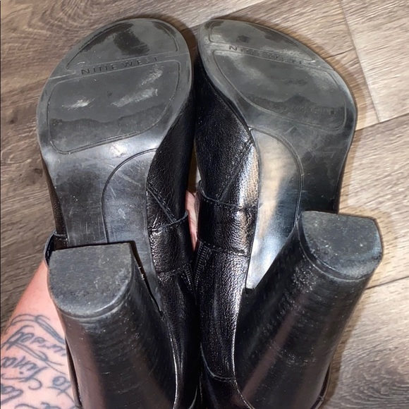 Nine West leather knee high boots NEW - Picture 4 of 6